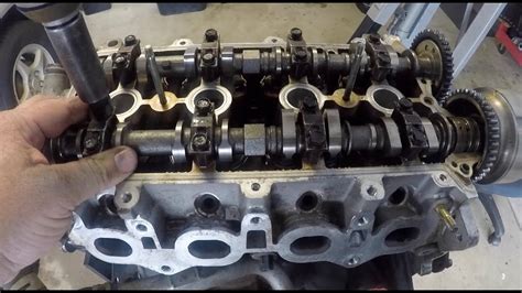 K Ve Cylinder Head Replacement With Timing Chain Set Up Youtube