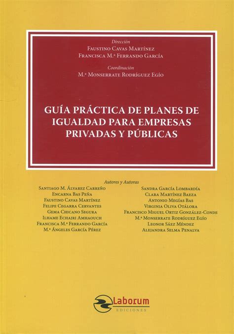 Librería Dykinson Guía práctica de planes de igualdad en las empresas