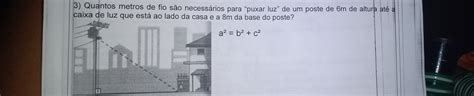 Solved Quantos Metros De Fio S O Necess Rios Para Puxar Luz De Um