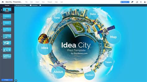 Idea City Prezi Next Template Creatoz Collection