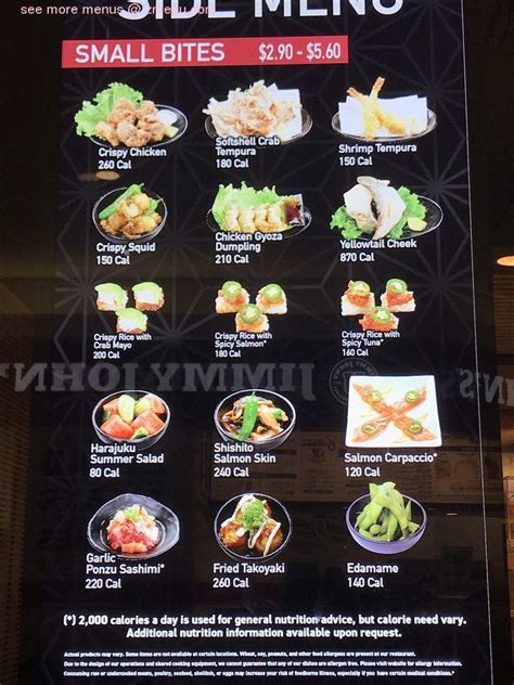 Menu At Kura Revolving Sushi Bar Glendale