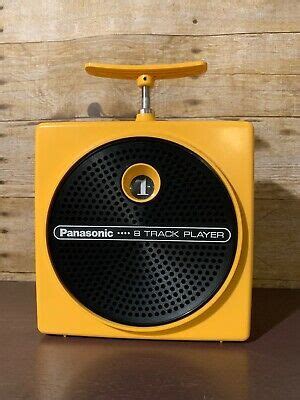 VINTAGE 1970 S PANASONIC YELLOW RQ 830S PORTABLE TNT 8 TRACK PLAYER