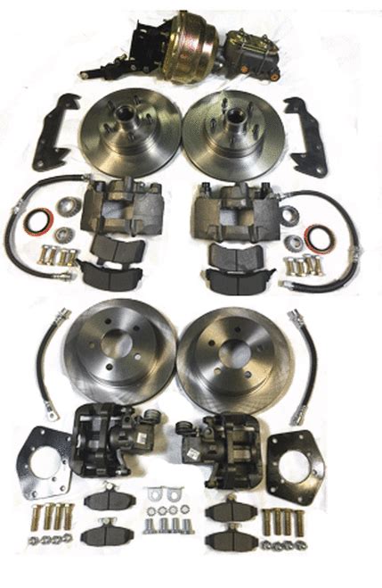 65 72 Ford F100 Truck Front And Rear Disc Brake Conversion Kit With