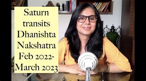 Saturn Transit In Dhanishta Nakshatra Till March 2023 Youtube