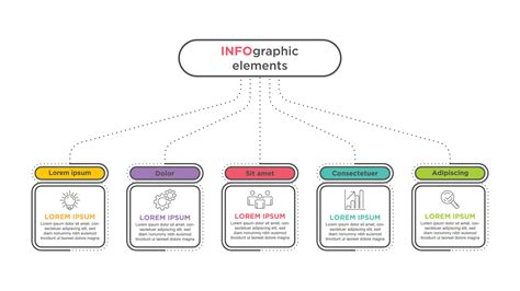 L Nea De Tiempo Con Pasos Opciones E Conos De Marketing Infograf A