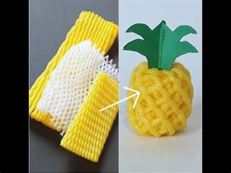 Fruit Foam Net Wrapper Reuse Ideas DIY Fruit Foam Cover Craft Best