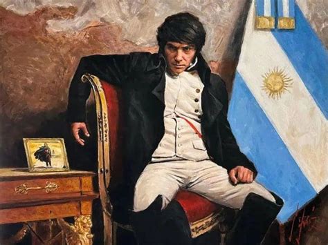 La Historia Detr S Del Cuadro De Javier Milei Como Napole N Qui N Es