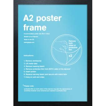 Cadre Pour Affiches Noir A2 42 X 59 4cm Eton Achat Prix Fnac