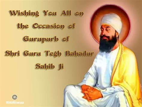 Guru Tegh Bahadur Jayanti 2024 Wishes Quotes Messages