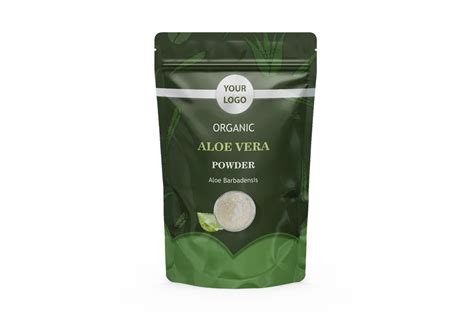 Private Label Aloe Vera Powder Packaging Size Range From 100 G To