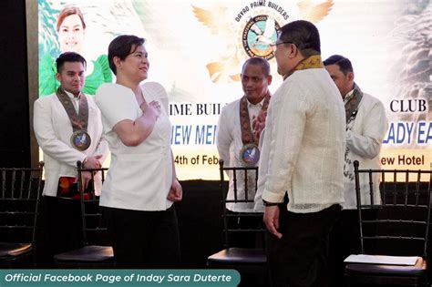 Sara Duterte Thanks Eagles For Philanthropy Takes Oath As Member Gma