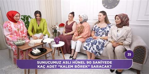 Ezgi Sertel ile Gelin Evi Videoları Aslı Hünel den 90 saniyede börek