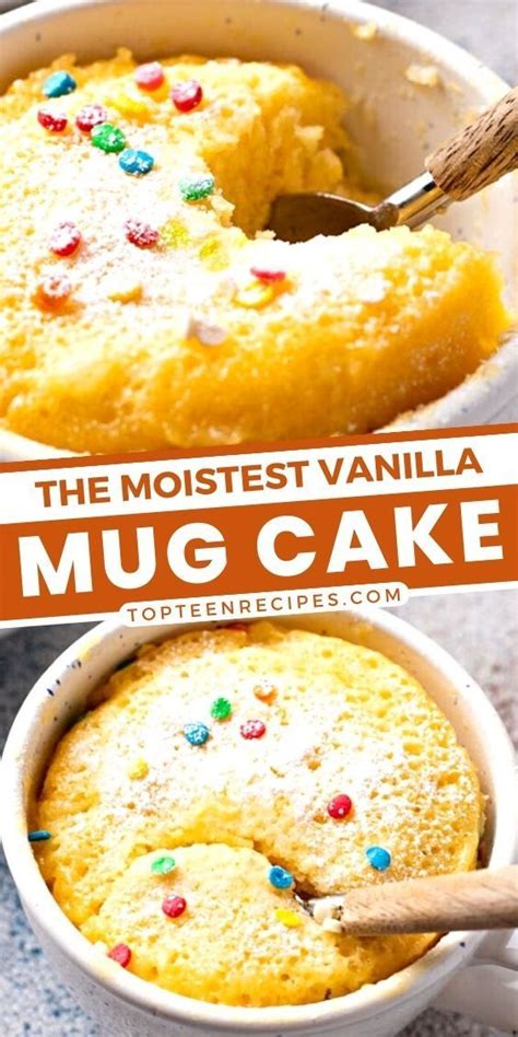 The Moistest Vanilla Mug Cake Artofit