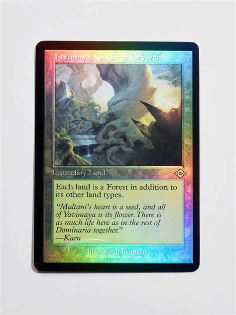 Yavimaya Cradle Of Growth Retro Frame Foil From Modern Horizons 2 MH2