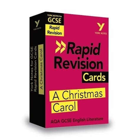 York Notes For AQA GCSE Rapid Revision Cards A Christmas Carol Catch