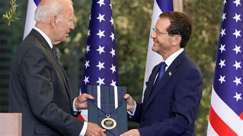 Biden Meets With Israeli President Ahead Of Prime Minister Elections