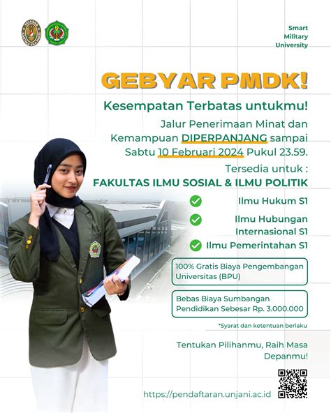 Jalur PMDK (Penelusuran Minat Dan Kemampuan) - PMB UNJANI