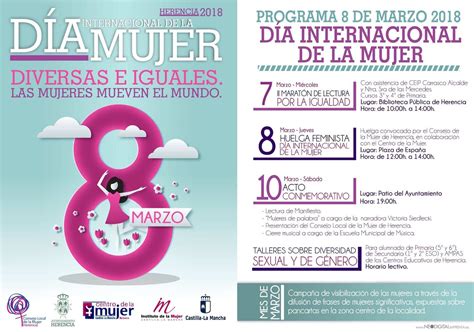 Programa de actos conmemorativos del Día Internacional de la Mujer