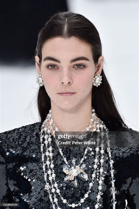 Vittoria Ceretti walks the runway during the Chanel show as part of