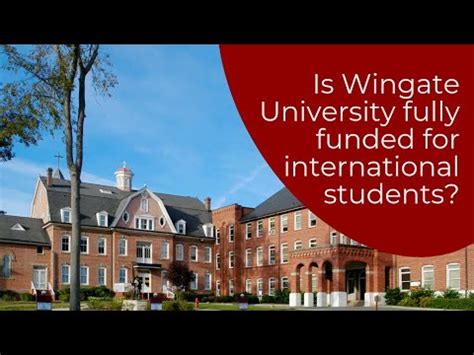 Fully Funded Schools Is Wingate University Fully Funded For