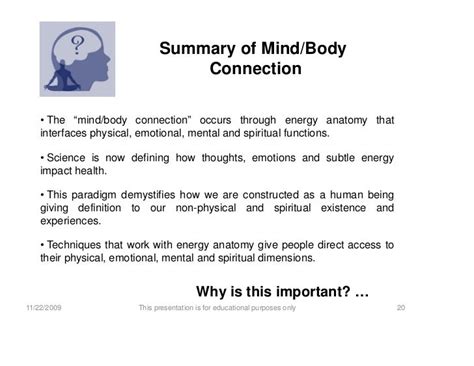 The Mind Body Connection How Does It Really Work