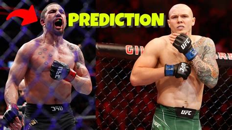 Robert Whittaker Vs Marvin Vettori Prediction Ufc Fight Night Youtube