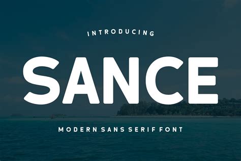 Sance Font By Riman 7NTypes Creative Fabrica