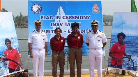 All Female Crew On Insv Tarini Returns To Goa After Two Months Expedition