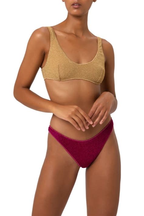 Oséree Sporty Lumiére Bikini pink gold