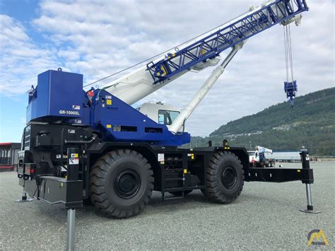 Tadano Gr 1000xl 3 100 Ton Rough Terrain Crane For Sale Or Rent Hoists And Material Handlers 14592