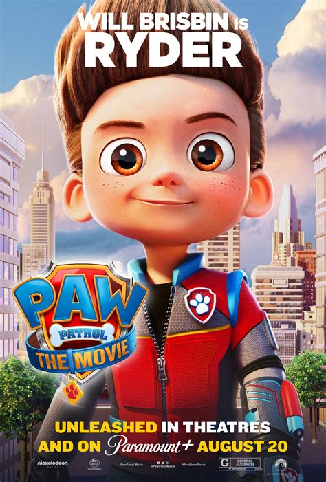 NickALive!: New 'PAW Patrol: The Movie' Character Posters Feature Jimmy ...