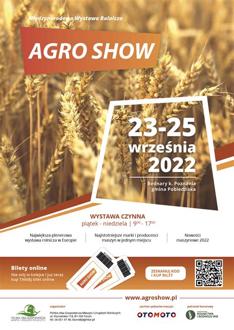 Międzynarodowa wystawa Agro Show 2022 Gmina Kosakowo Warto tu być