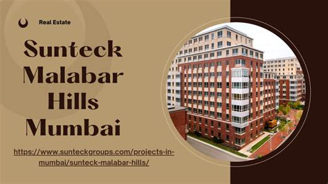 Ppt Sunteck Malabar Hills Mumbai Luxury Residential Apartments