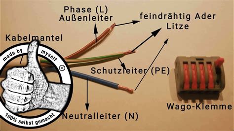 Lampe Anschlie En Mehrere Lampen Mit Einem Kabel Anschluss Verbinden