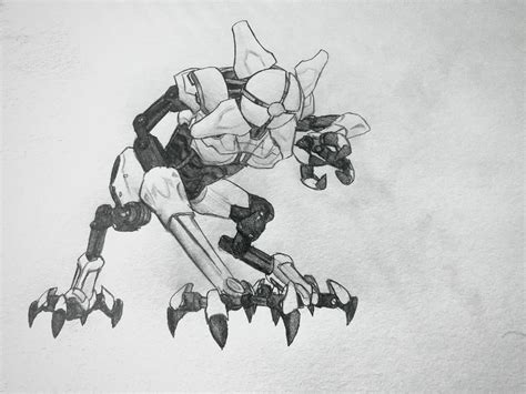 I drew an E.M.M.I.! : Metroid