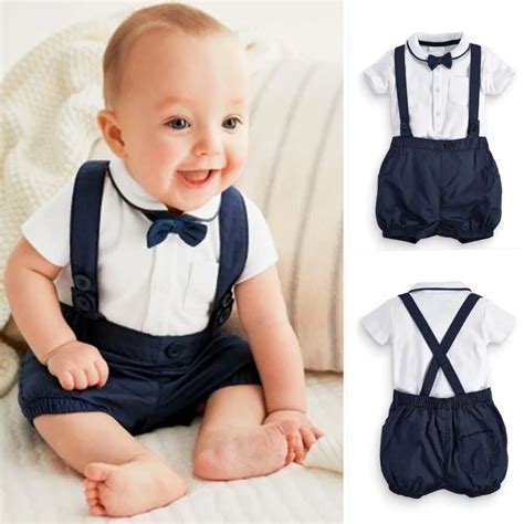 2018 Hot Baby Boy Clothing Set Gentleman Infant Newborn Clothes For ...