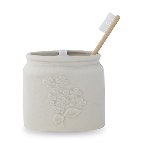 Colormate Ceramic Toothbrush Holder Floral