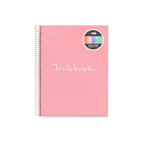 Cuaderno Miquel Rius Notebook Emotions Cart N H A X Pastel