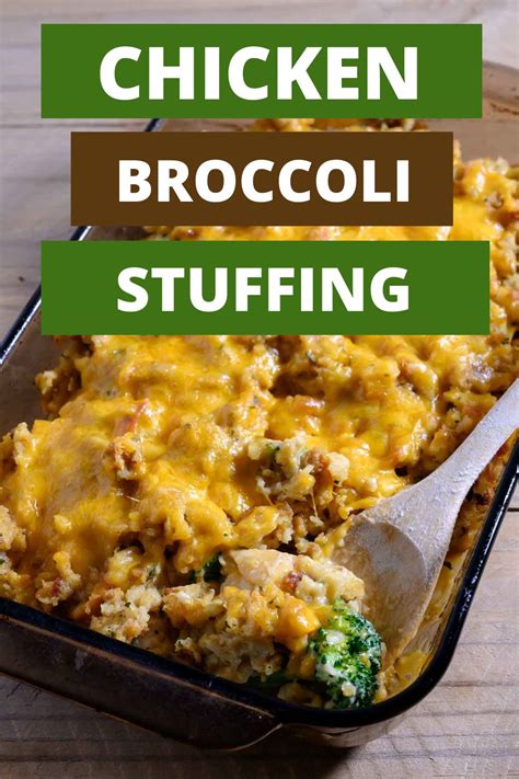 Chicken Broccoli Stuffing Casserole 5 Ingredients Zonas Lazy Recipes