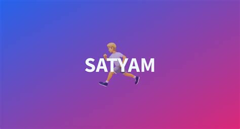 Satyam11satyam At Main