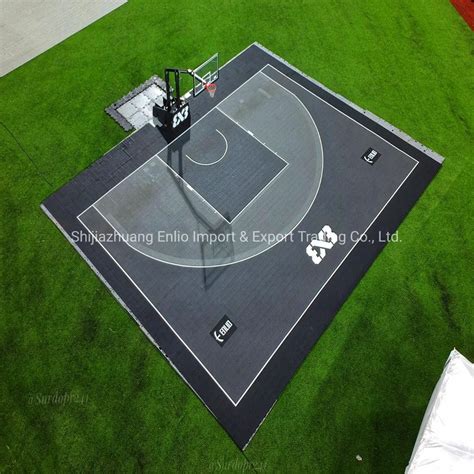 Fiba Itf Outdoor Multipurpose Court Tennis Basketball Sports Flooring