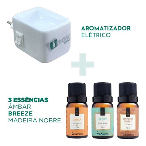 Difusor Porcelana Aromatizador Eletrico Tomada Essencias