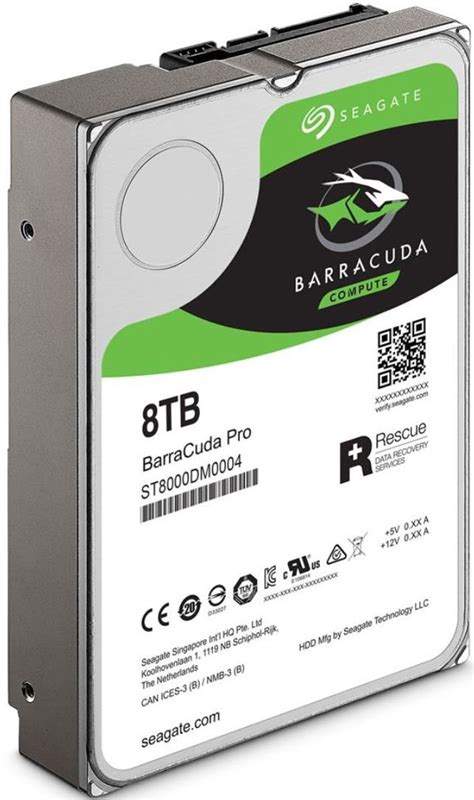 Dysk Twardy HDD SEAGATE BarraCuda Pro ST8000DM004 3 5 8 TB SATA