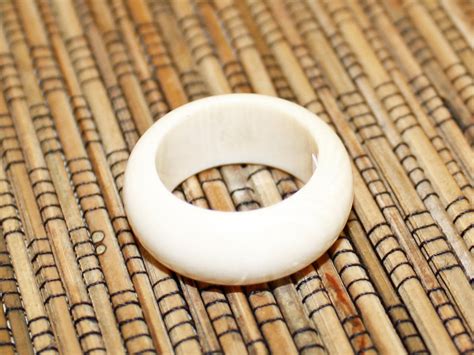 Domed Mammoth Ivory Ring - Scrimshaw Collector