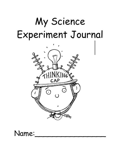 Printable Science Journal Cover