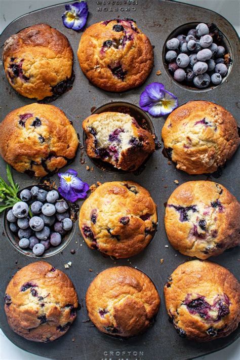 Sourdough Blueberry Muffins Artofit