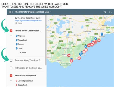 The Ultimate Great Ocean Road Map 2023 Locals Guide Great Ocean