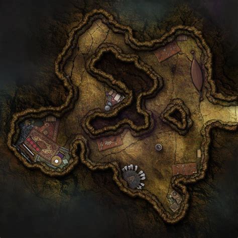 Gemstone Caves Battlemap 20x20 1024 X 1024 Rfantasymaps