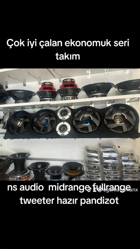 4 16cm midrange dome tweeter universal pandizot Araba Ses ve Görüntü