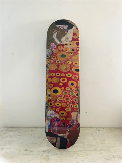 Gustav Klimt Hope Skateboard By Boom Art 2022 Design Artsper